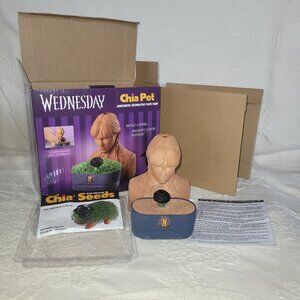 Wednesday Addams Chia Pet , Open Box